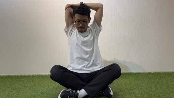 身体操作トレーニング43「振袖筋ストレッチ」
