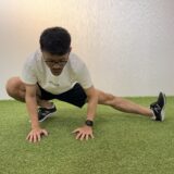 身体操作トレーニング80「手付き伸脚ストレッチ：苦手な方へ」